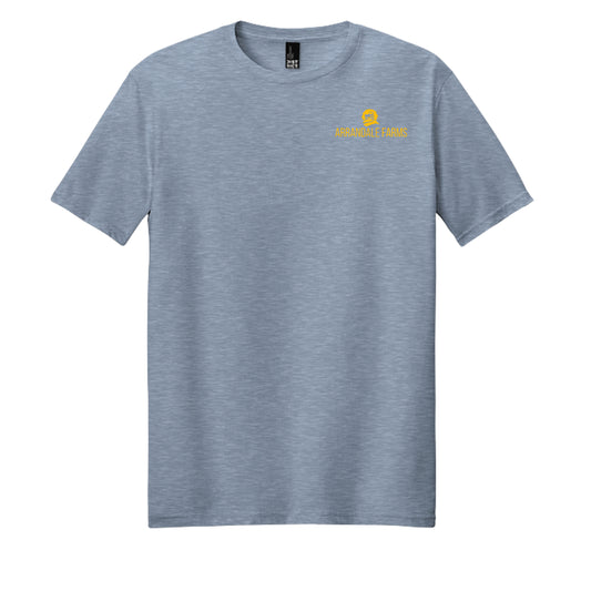 Flint Blue Heather - DM108 - FRONT