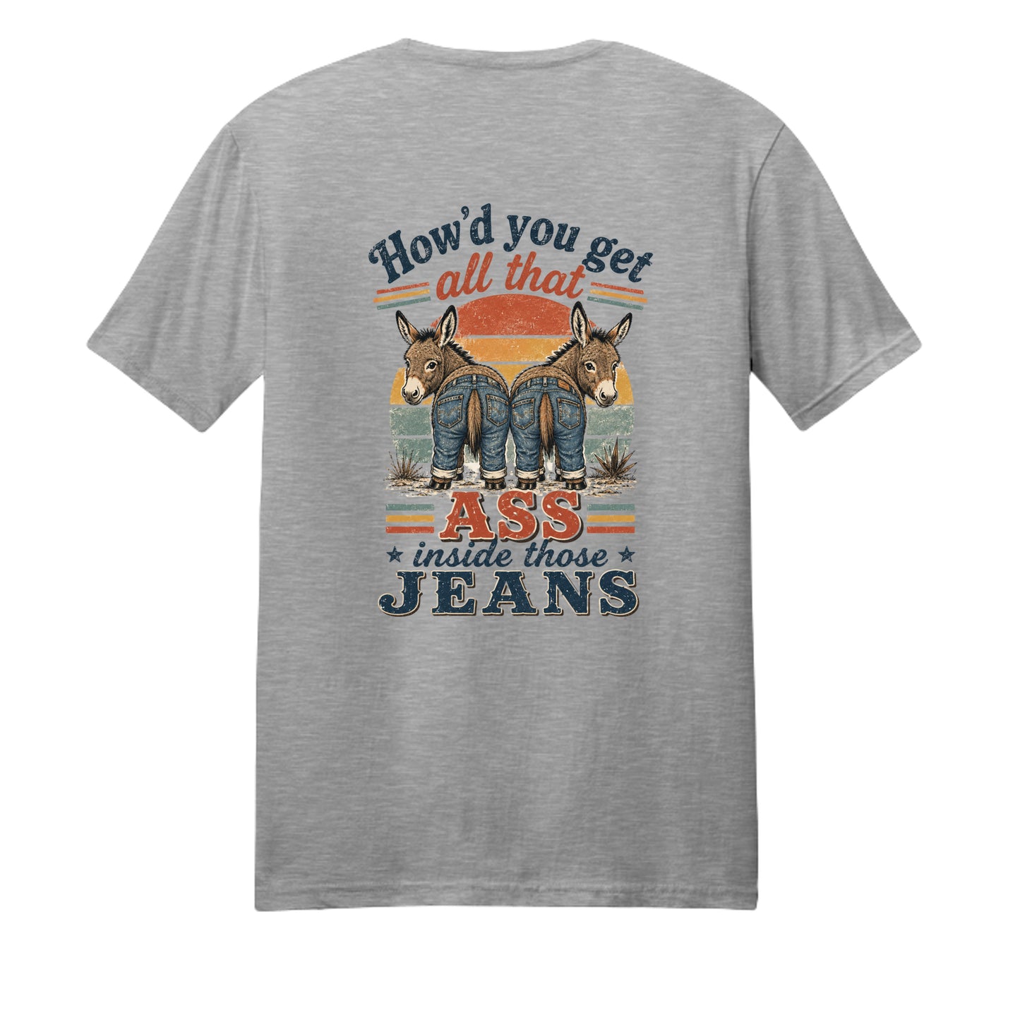 Light Heather Grey - DM108 - BACK