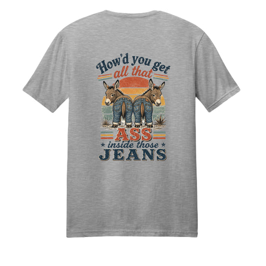Light Heather Grey - DM108 - BACK